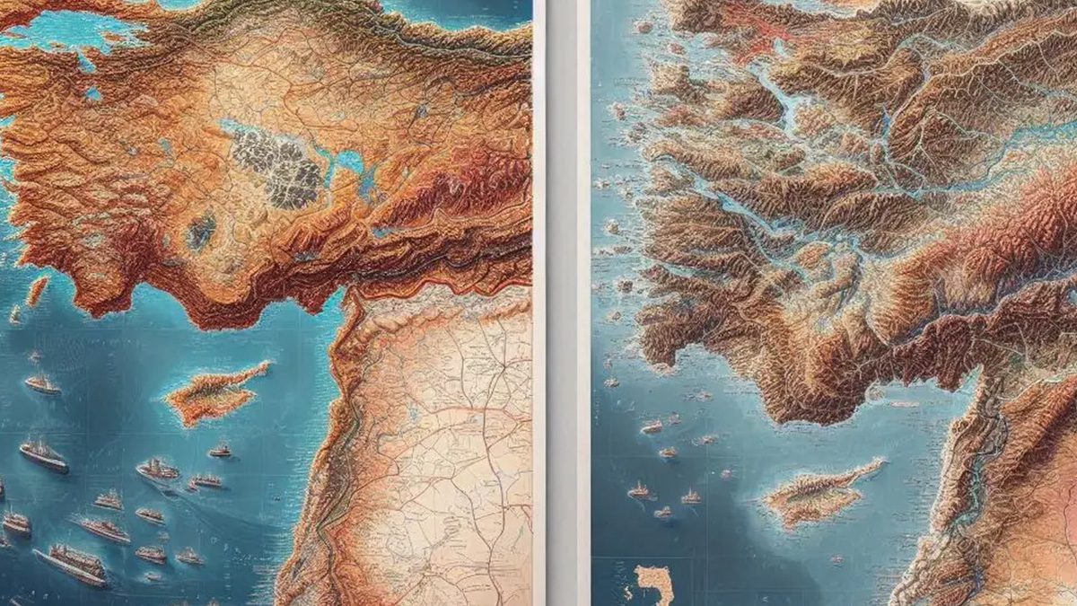 خريطة تركيا