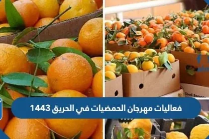فعاليات مهرجان الحمضيات في الحريق 1443