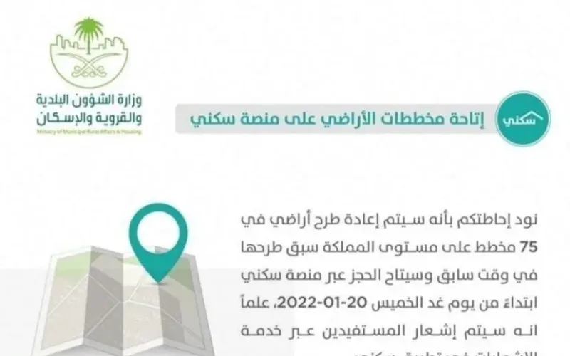 تفاصيل إتاحة مخططات سكني الجديدة