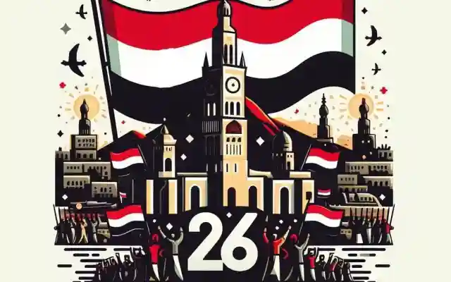 رسائل وعبارات حول ثورة 26 سبتمبر اليمنية 2025