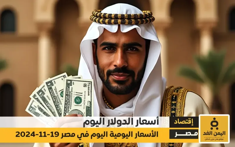 سعر الدولار اليوم الثلاثاء 19 نوفمبر 2024 في مصر استقرار ملحوظ أمام الجنيه المصري