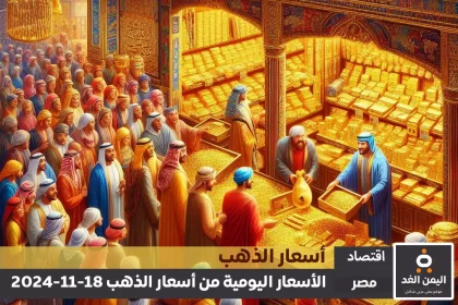 أسعار الذهب في مصر 18-11-2024 من سعر الجرام الذهب عيار 21 اليوم