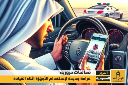 غرامة إستخدام الجهاز المحمول