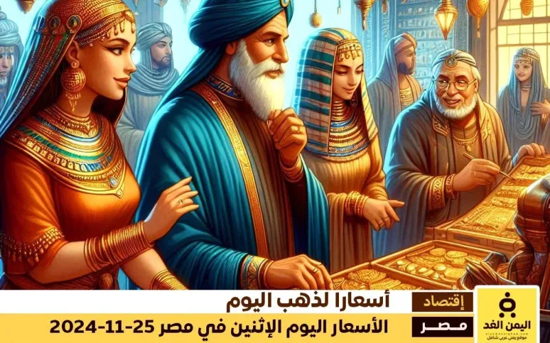 أسعار الذهب اليوم في مصر 25-11-2024 تفاصيل أسعار الجرام والجنيه والسبائك