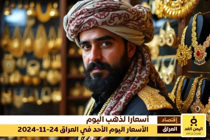 أسعار الذهب في العراق 24-11-2024 من سعر الجرام الذهب اليوم الأحد
