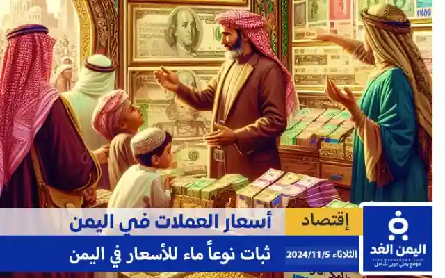 أسعار الصرف في اليمن 5-11-2024 في السوق السوداء صنعاء و عدن