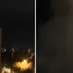 سقوط صاروخ باليستي في إسرائيل