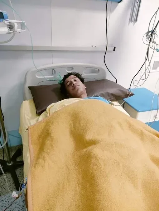 إسلام معوض في المستشفى