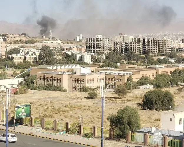 صنعاء الآن : غارات جوية على العاصمة اليمنية صنعاء