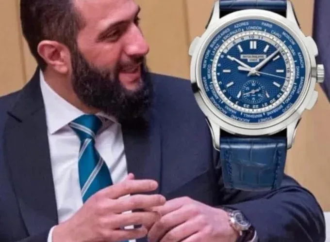 ساعة أحمد الشرع