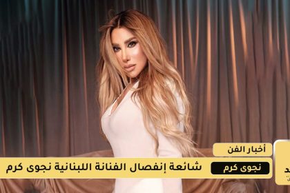 حقيقة طلاق الفنانة نجوى كرم