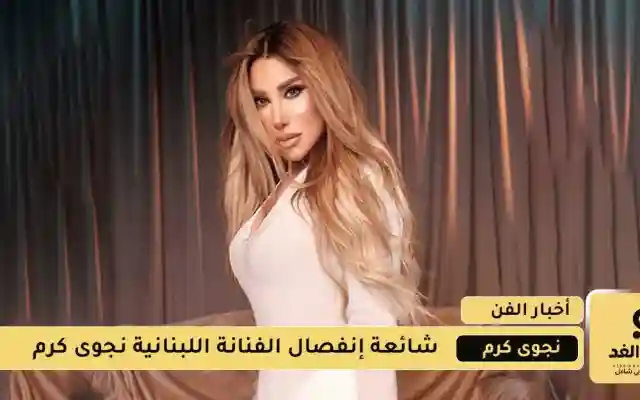 حقيقة طلاق الفنانة نجوى كرم من زوجها الإماراتي عمر الدهماني