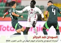 مباراة السودان والجزائر