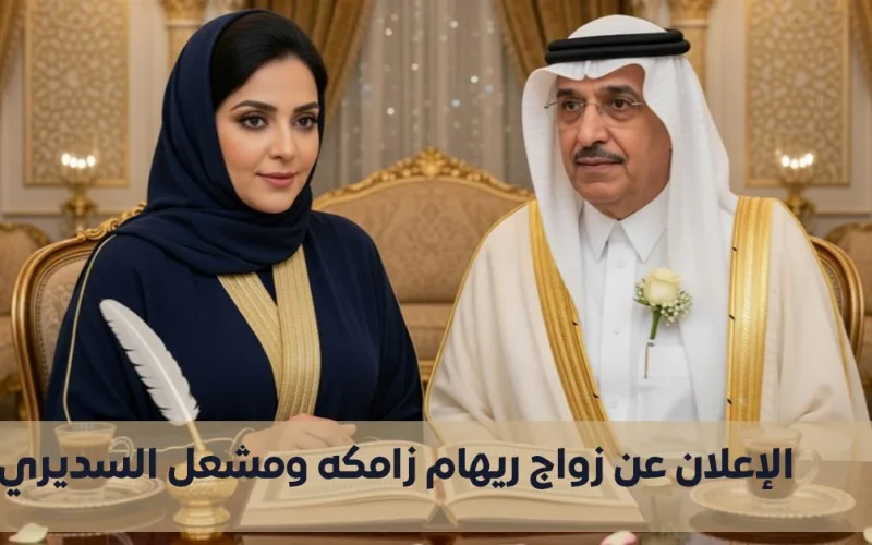 السعودية: زواج ريهام زامكه ومشعل السديري