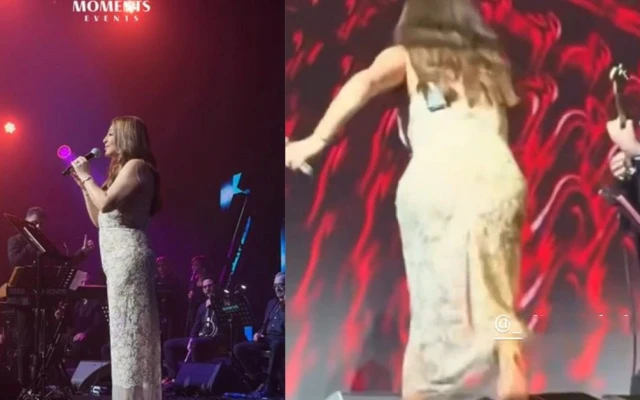 تفاصيل تعثر إليسا على المسرح في حفل أبو ظبي.. موقف محرج لـ “ملكة الإحساس”