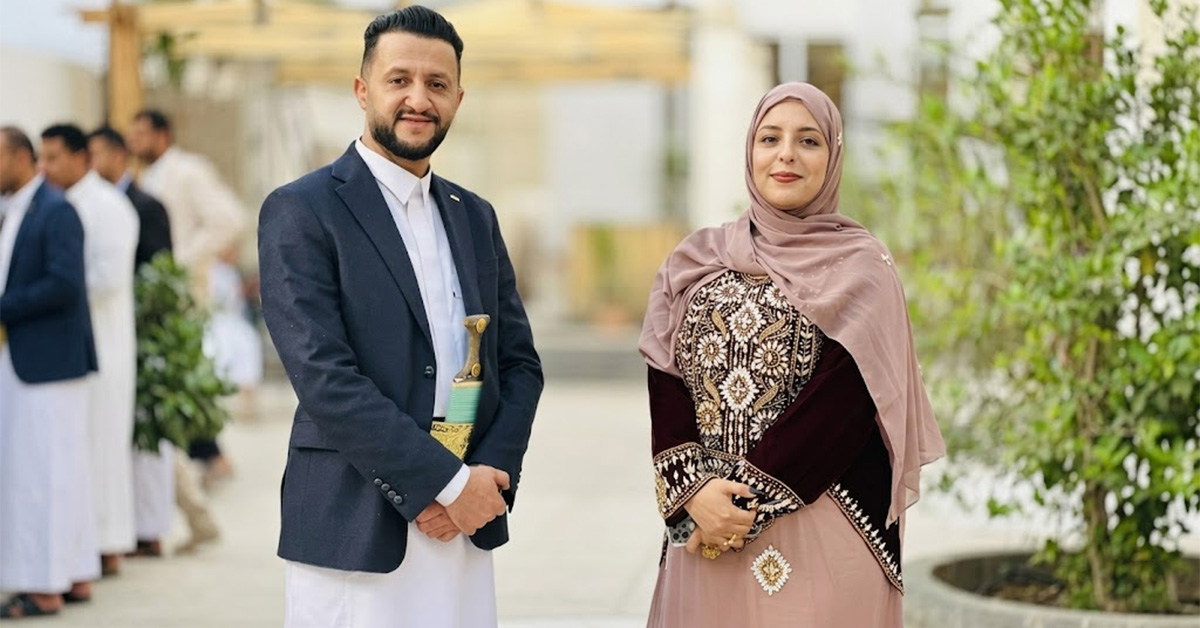 منى أسعد وحمود السمة يجتمعان