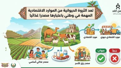تعد الثروة الحيوانية من الموارد الاقتصادية