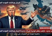 ترامب أعلن عن احتمال شن ضربات جديدة ضد إيران خلال ليل الأربعاء