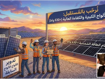 مروان ذمرين… الوداع لألواح الطاقة الشمسية الأقل من 630 واط