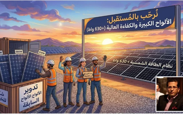 مروان ذمرين… الوداع لألواح الطاقة الشمسية الأقل من 630 واط